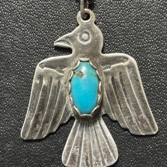 Thunderbird Navajo necklace and pendant - Picture 3 of 6